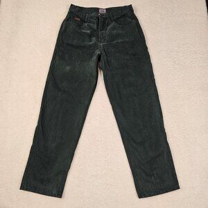 Golden‎ Star Jeans Women’s Size 30 Green 90s Wide Leg High Rise Mom Jeans